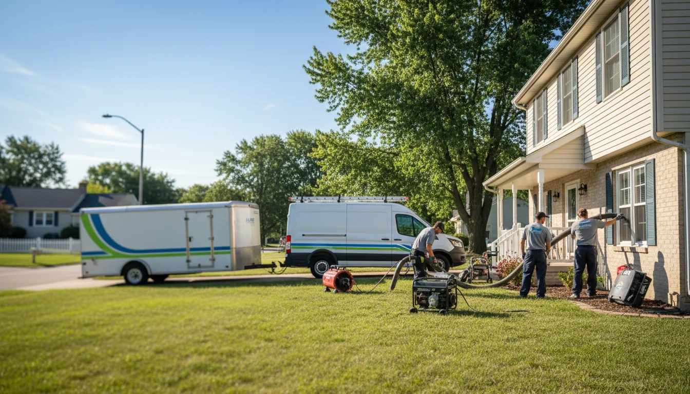Flooded Basement Restoration And Cleanup With Repair in Creston, OH near me
